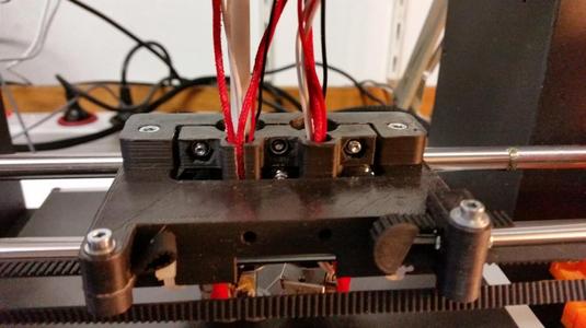 Mendel90 Dual E3D v6 Bowden mount for wide X Carriage