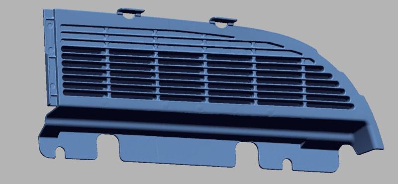 Rear air vent cover grille for E36 convertible