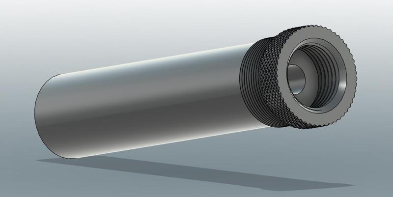 AIR VENTURI AVENGER / BEHEMOTH SUPRESSOR ADAPTOR 1/2-20 UNF