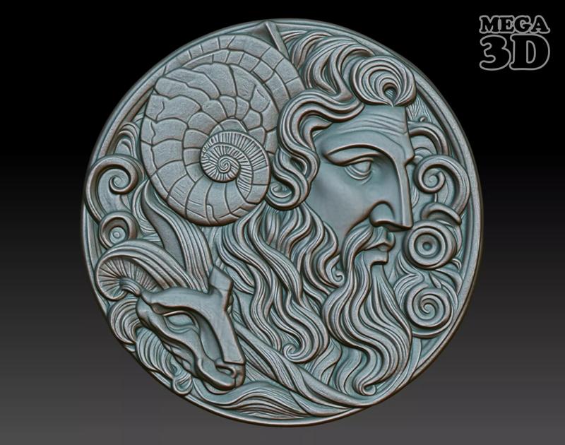 Roman Shaman basrelief 03 241010