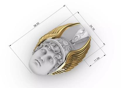 hermes pendant 3d model