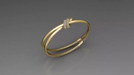 Modren Knot Bracelet with detail images