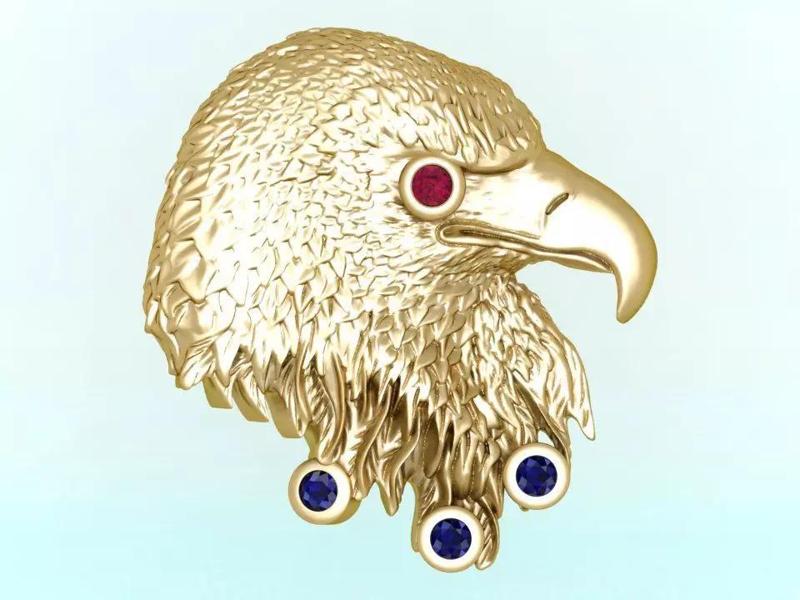 Eagle for jewelry - Eagle for the ring