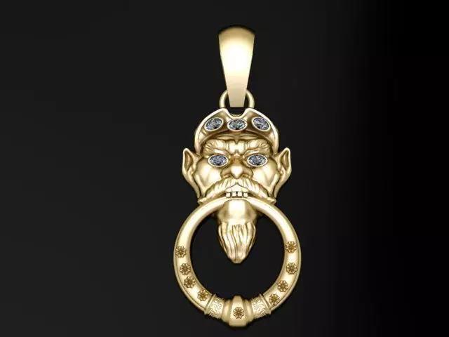 goblin pendant 3D printable model