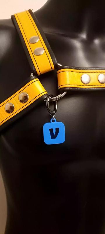 Venmo Digital Business Card Keychain