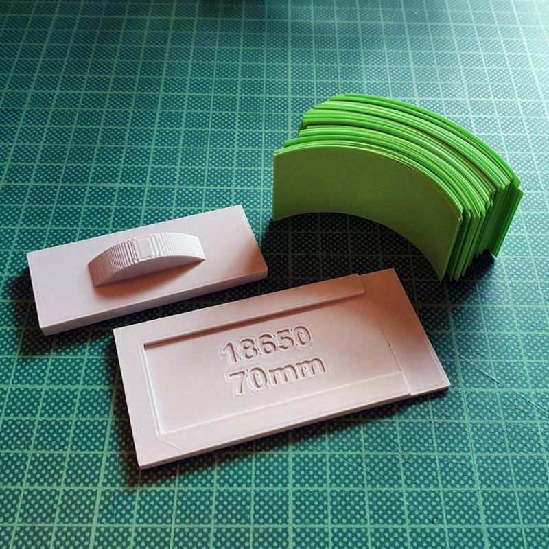 18650 Heatshrink Cut Helper