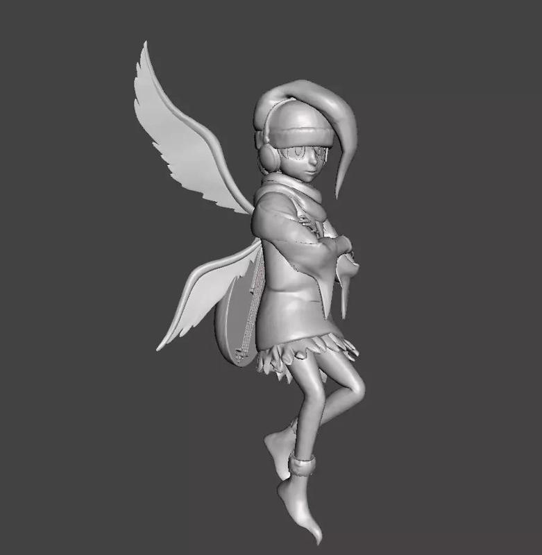 Four Archangels Sariel 3D Model