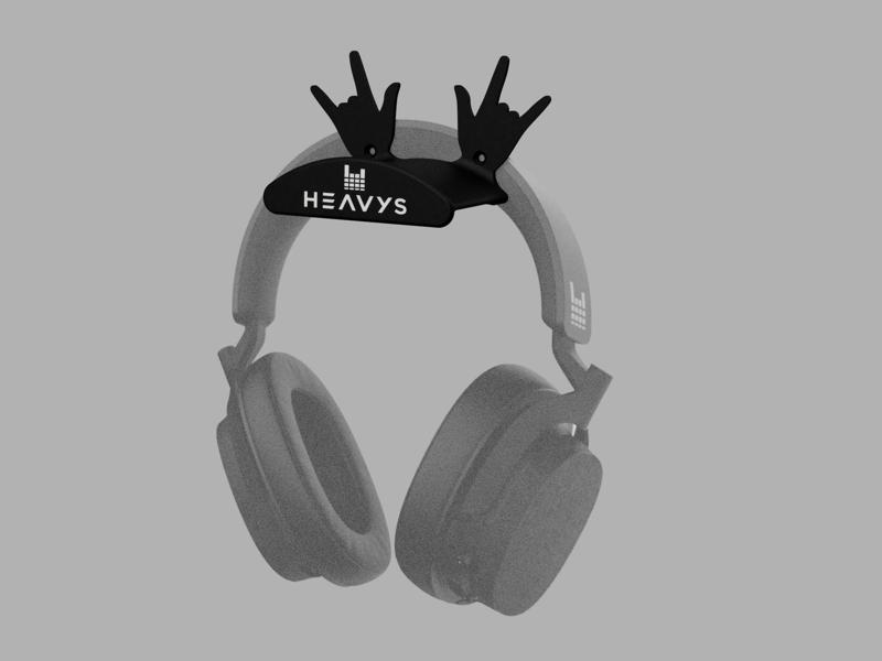 heavys headphone wall bracket