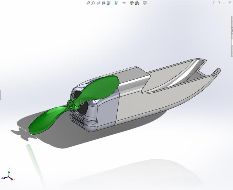 Small Propulsion Pod for 2206 Brushless Motor
