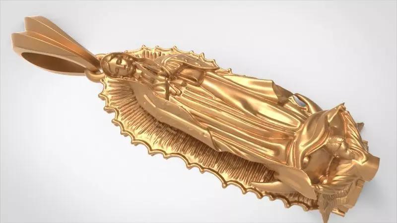 Our Lady of Guadalupe Necklace Pendant Charm Jewelry