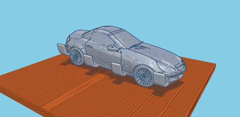 Mercedes Benz SLK key holder