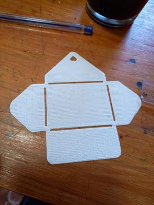 MOLD TEMPLATE FOR MINI ENVELOPES 6CM X 4.4CM (60MM X 44MM)