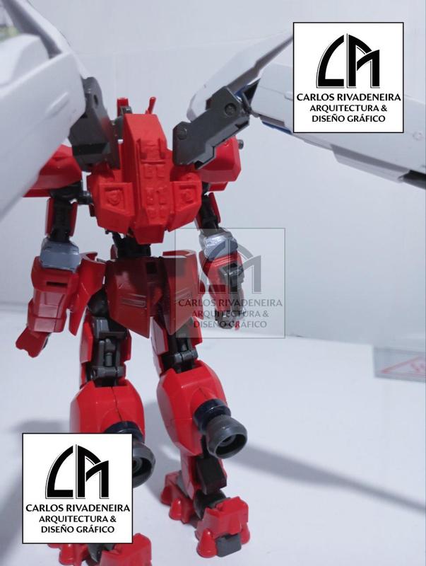 Gundam Backpack + Blitzgreymon cannons