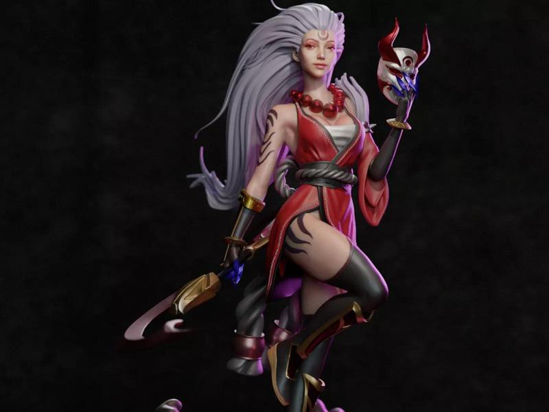 Blood Moon Diana 3D Print