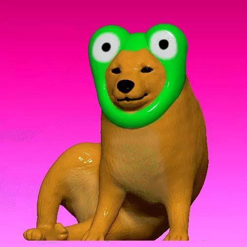 CHEEMS GORRITO DE RANA