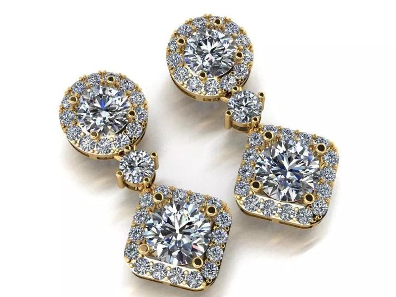 Diamond earring