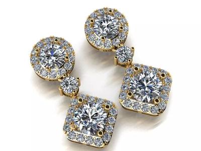 Diamond earring