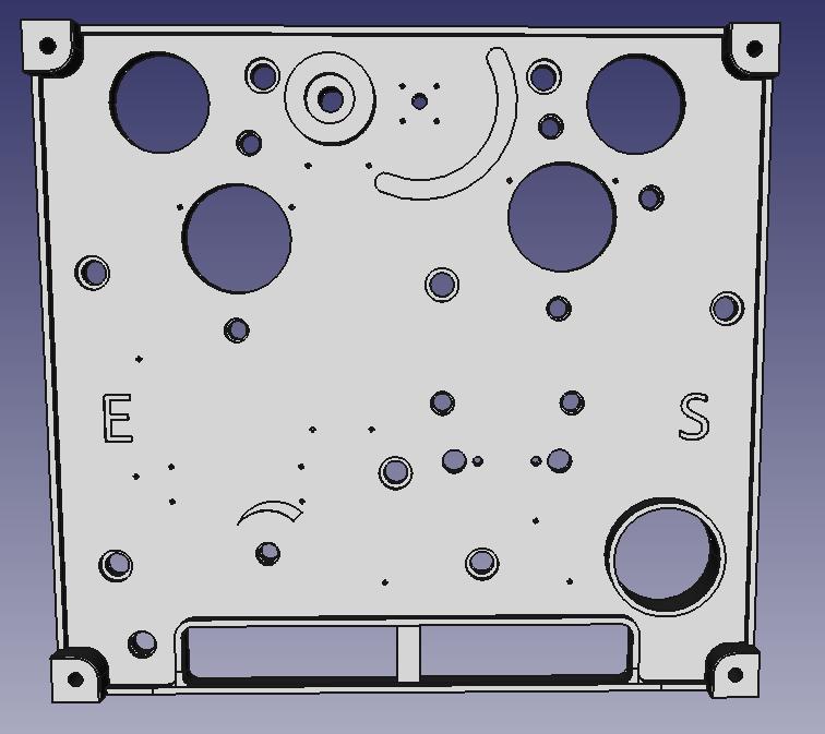 Torn.Funk. D2 German WWII Radio Backpack Faceplate & Knobs