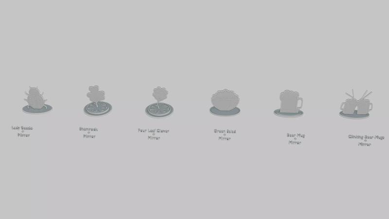 St Patricks Day Pack Emoji Statues