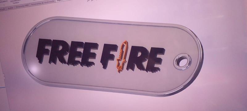 Chaveiro/TAG free fire