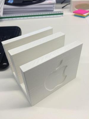 Apple vertical laptop holder