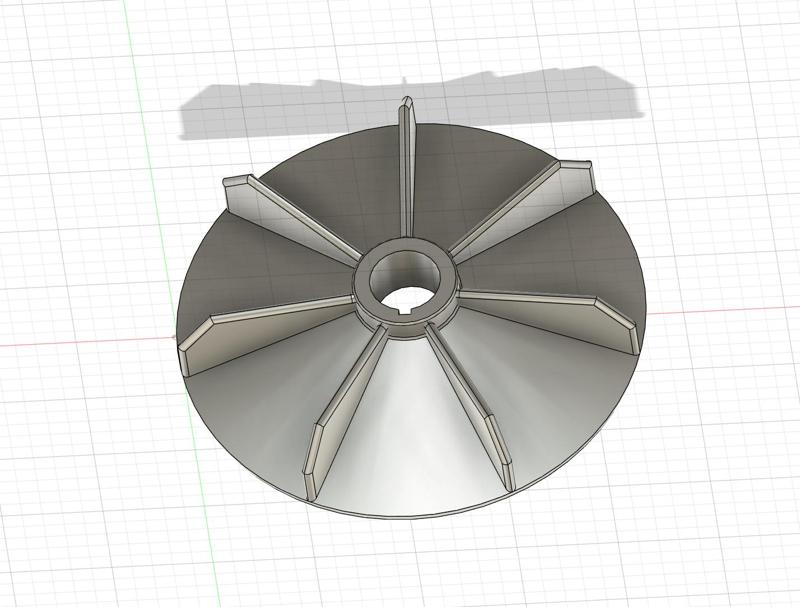 Electric motor fan