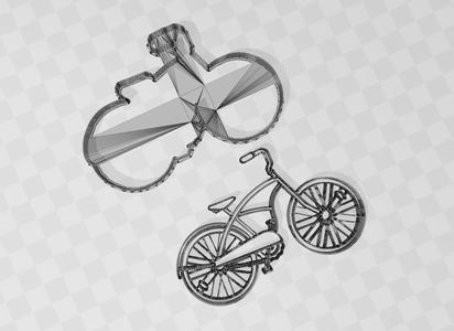 Cutter and marker Bicycle