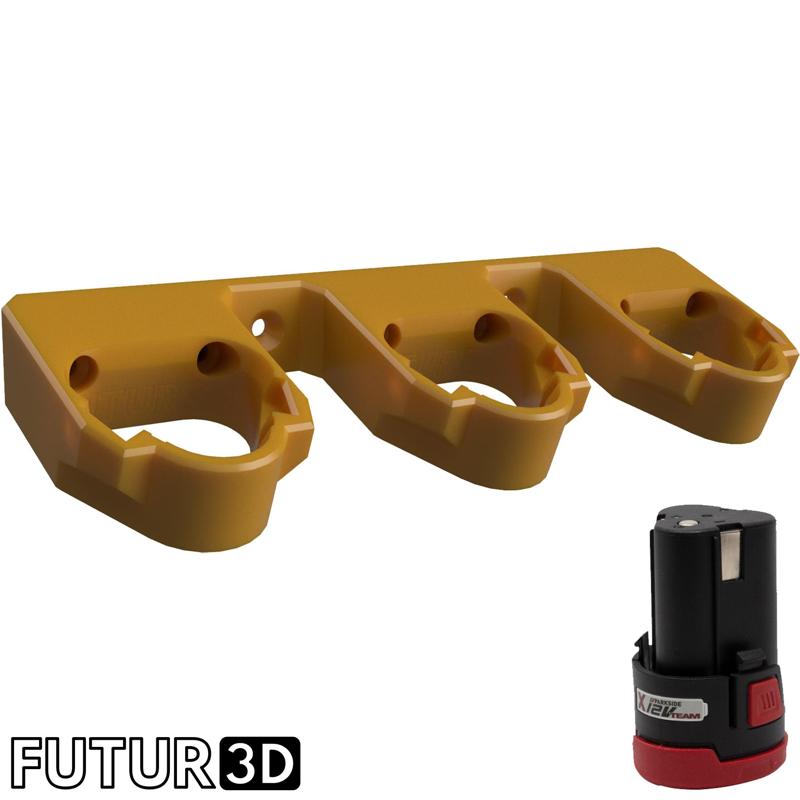 Parkside X12V Team Tripple battery holder with lock