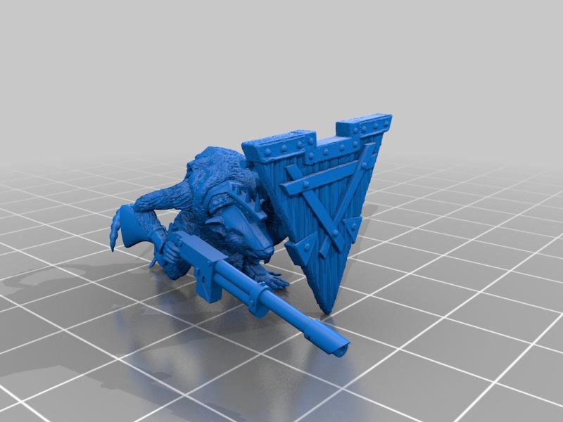 Skaven Lascannon Sniper Heavy Team