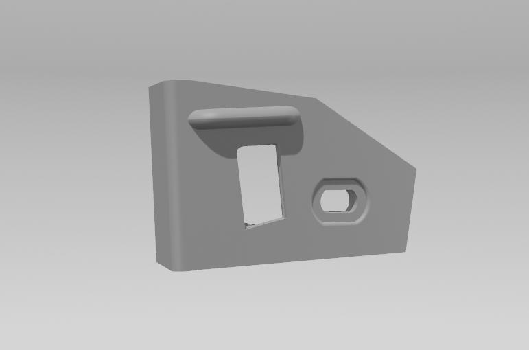 Fiat Fiorino Glovebox Lock Housing