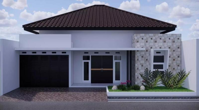 MINIMALIST HOUSE DESIGN 10 x12 METER - 3D SKETCHUP v2015