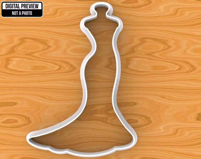 Wedding Dress Cookie Cutter