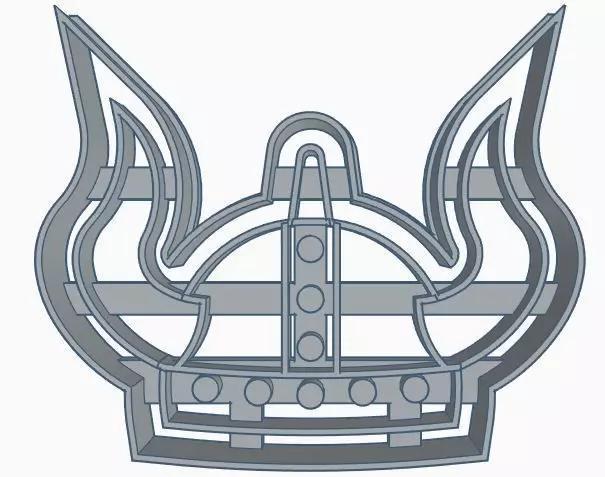 Viking Helmet Cooki Cutter