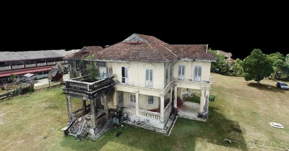 Abandon 3d model Bungalow House