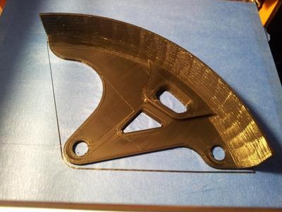 Suzuki DRZ 400 SM rear rotor guard (Motorcycle)