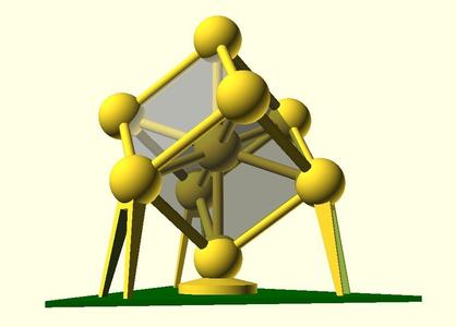 Parametric Atomium Model