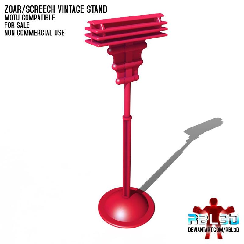 Zoar/Screech stand (Motu Vintage)