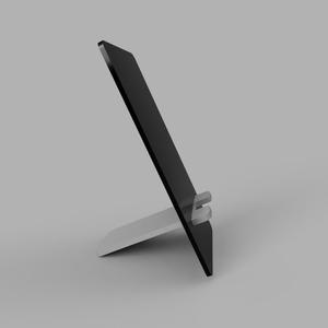 Recessed cell phone holder