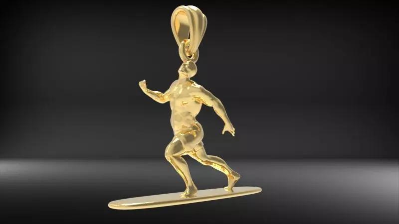 Surfer Pendant