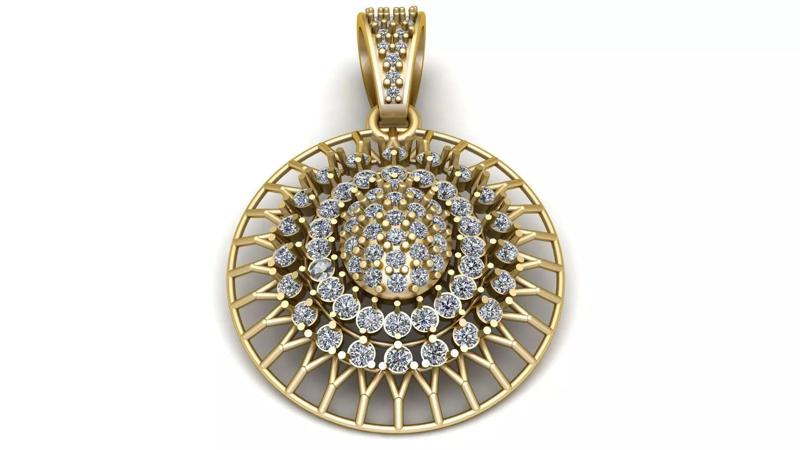 STYLISH HIP HOP PENDANT 3D PRINTABLE MODEL