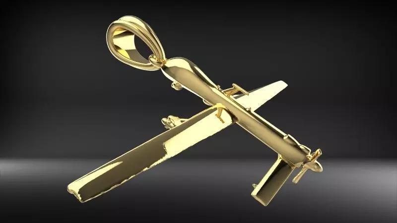 Unmanned Aerial Vehicle UAV Drone Pendant Necklace Jewelry