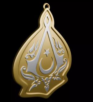 Turkish Assassin Pendant 3D Print Model