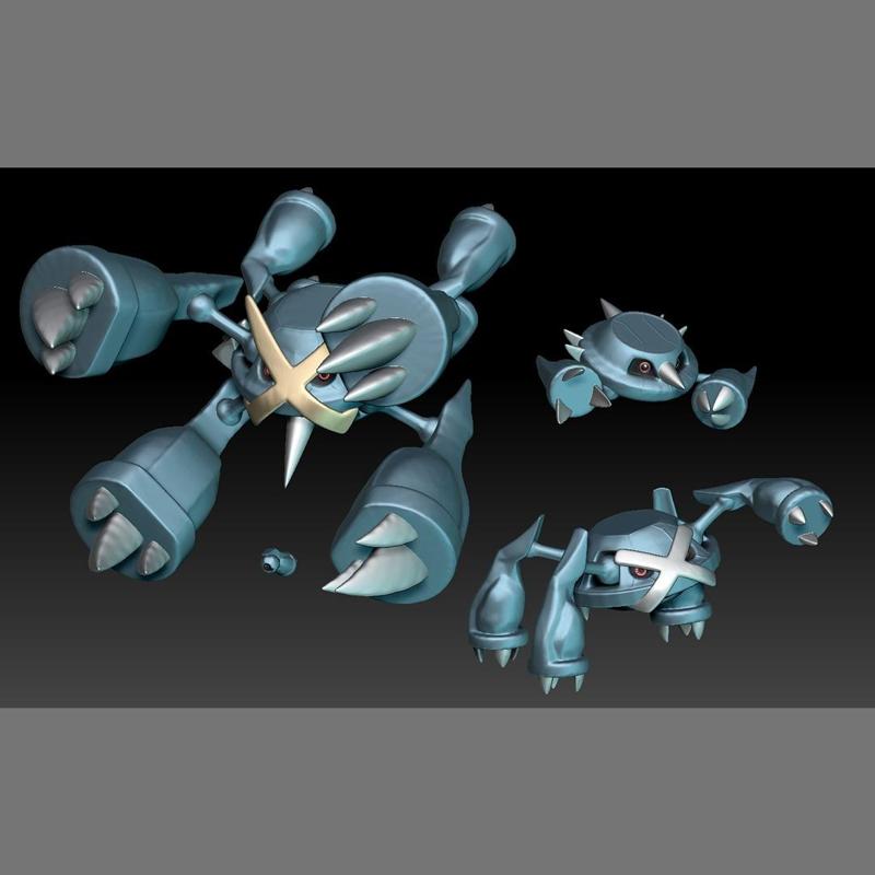 Pokemon Beldum Metang Metagross Mega Evolution