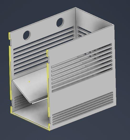 Paridera for guppy or platy fishes