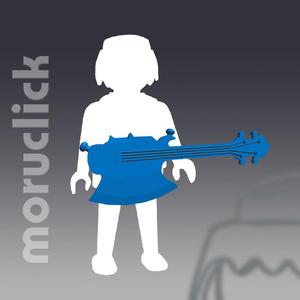 Electric bass axe kiss Playmobil