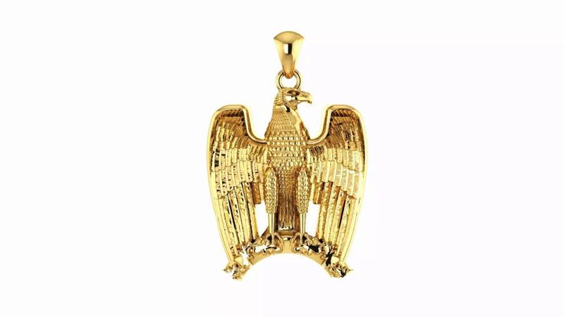 American Eagle Pendant Design