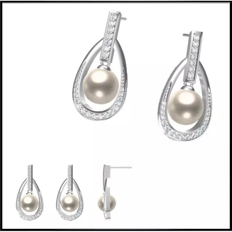 JCD Format Wonderful pearl set jewellery design