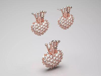 heart jewelry set js0007