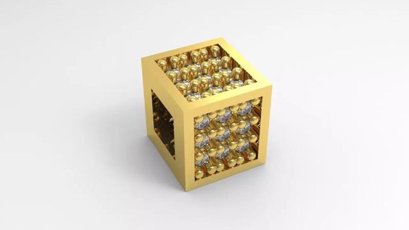 Charm square model  3d model