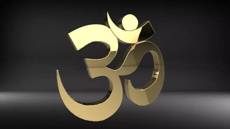 3D Aum OM Yoga Symbol Hindu Jewelry findings